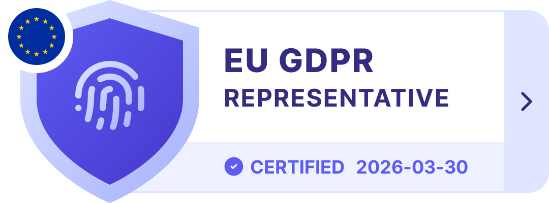 EU GDPR certified by Prighter